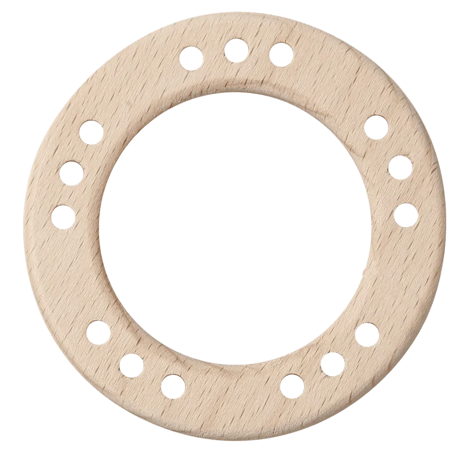 Go Handmade trering med hull til hekling