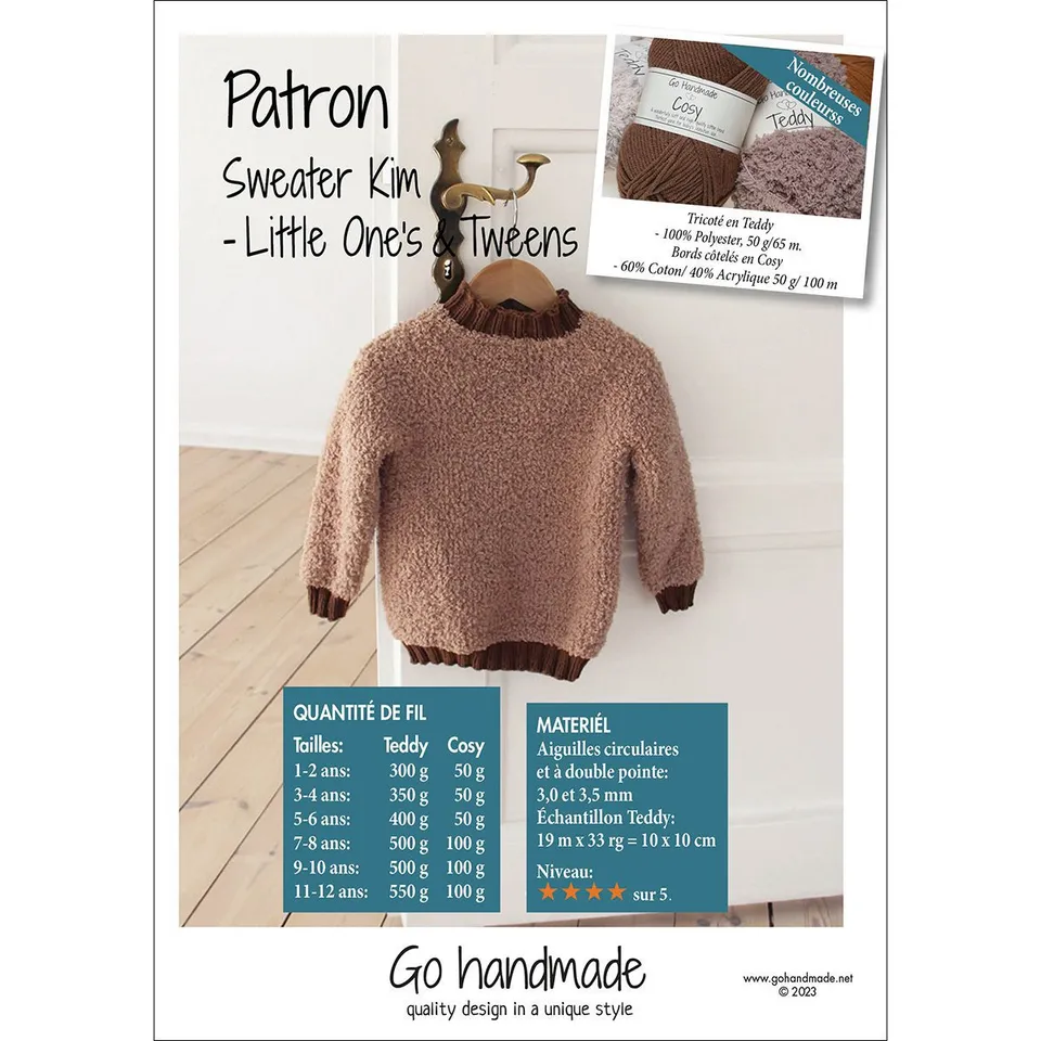 Go Handmade Chic Shopper hekleoppskrift FR 21 cm nybegynner