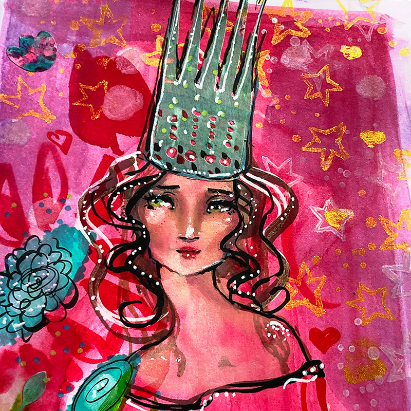 Jane Davenport Color is Happiness clearstamp