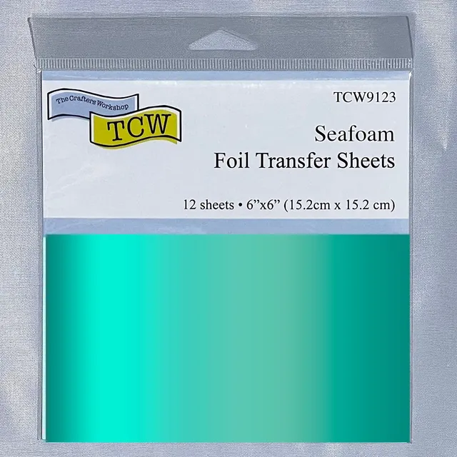 The Crafters Workshop TCW9123 folieark seafoam 12-pakning