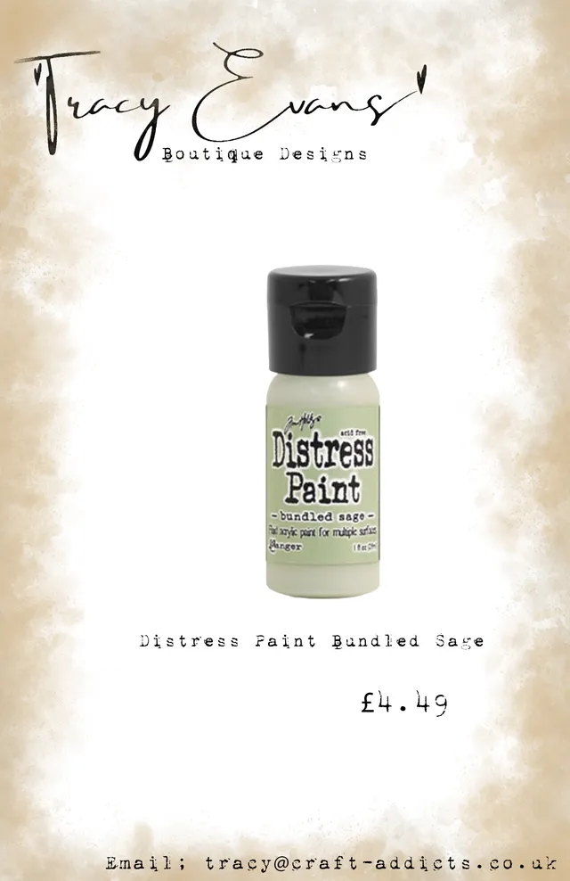 Tracy Evans Distress DI137 maling Bundled Sage