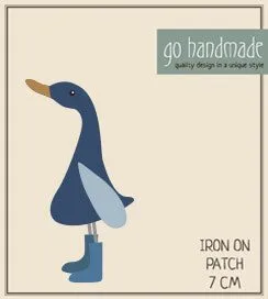Go Handmade Anders and strykemerke 7cm brodert