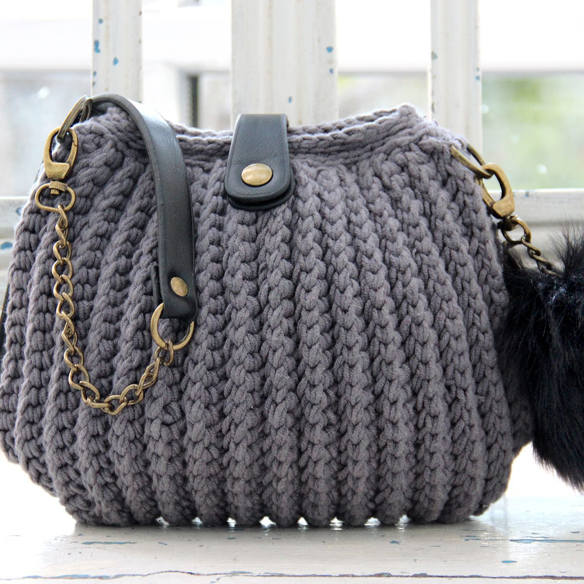 Go Handmade veseklaff med trykknapp 11x1,8 cm PU