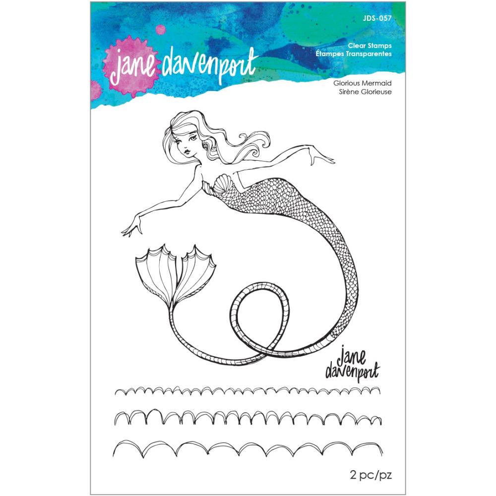 Jane Davenport Glorious Mermaid stempelsett havfrue