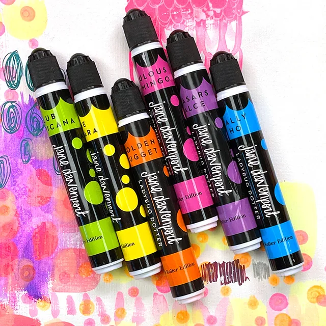 Jane Davenport Ladybug Dotters High Roller dotter neon