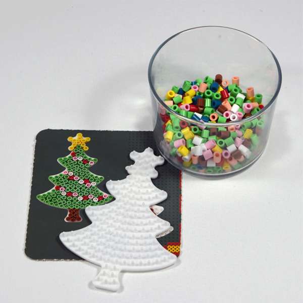 Hama Midi sett juletre 450 perler med brett