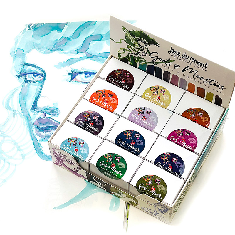 Jane Davenport Gods & Monsters gradientblekk Hellas