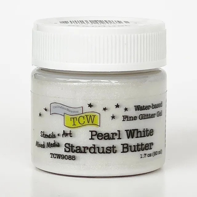 The Crafters Workshop Stardust Butter strukturpasta pearl white 50ml