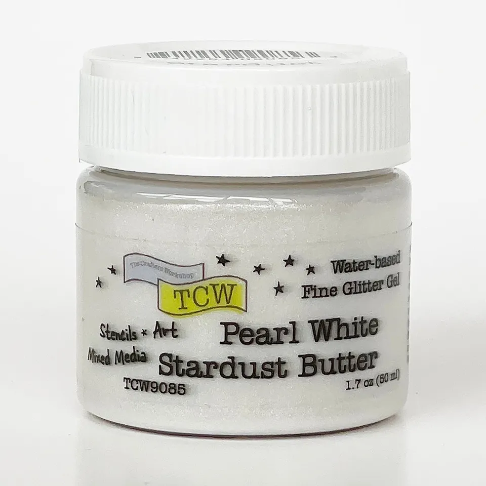 The Crafters Workshop Stardust Butter strukturpasta pearl white 50ml