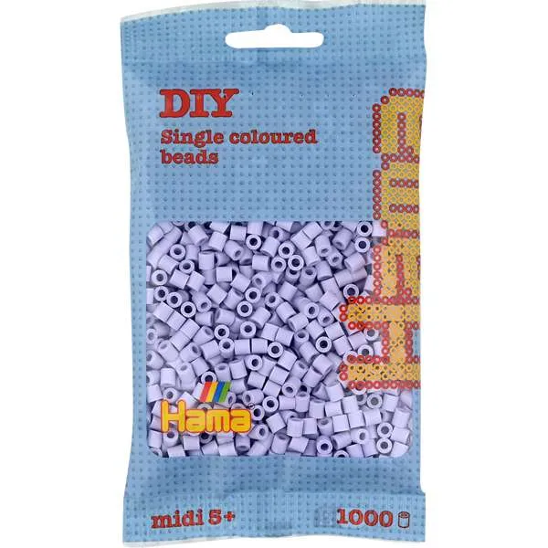 Hama Midi perler lys lavendel 1000 stk 5 mm