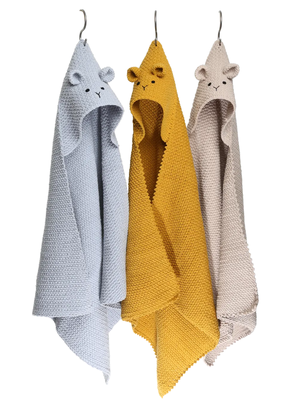 Go Handmade Teddy Couverture hekleoppskrift 72x72 cm teppe