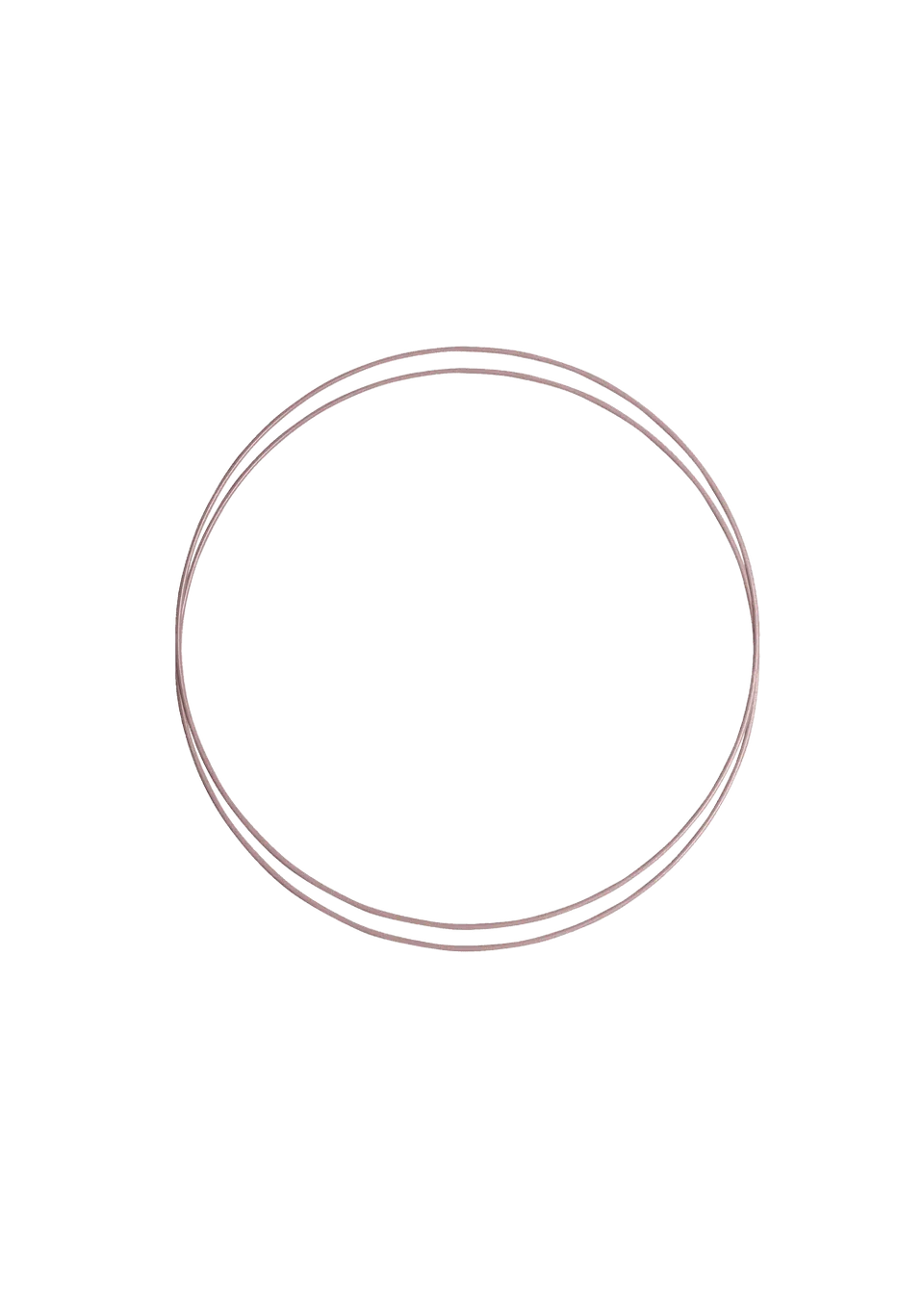 Go Handmade metallringer 20cm 2 stk blanke