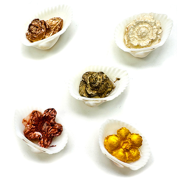 Jane Davenport Pigment Pebbles Flower Bomb pigment glød