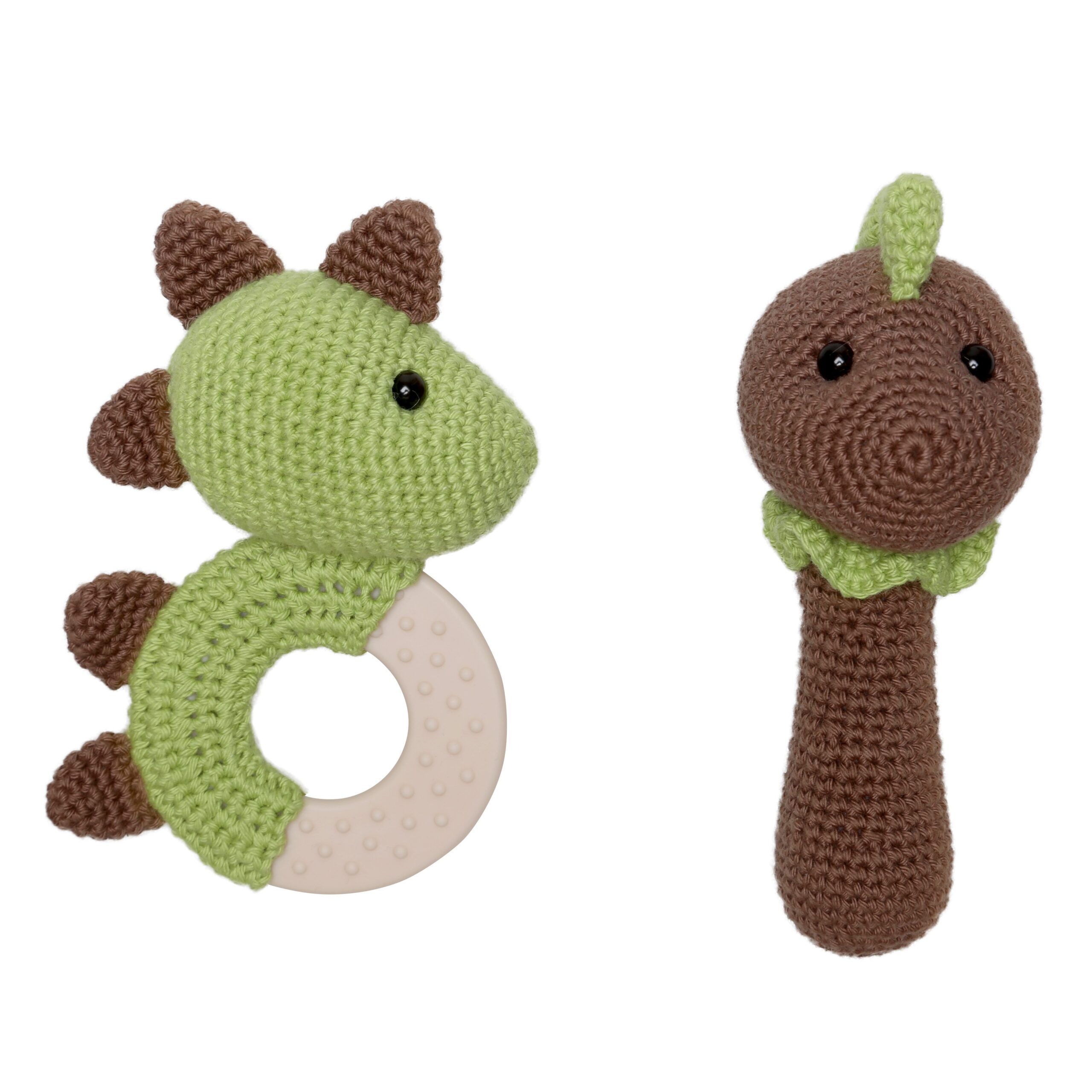 Go Handmade Sensory Dino heklesett bomull