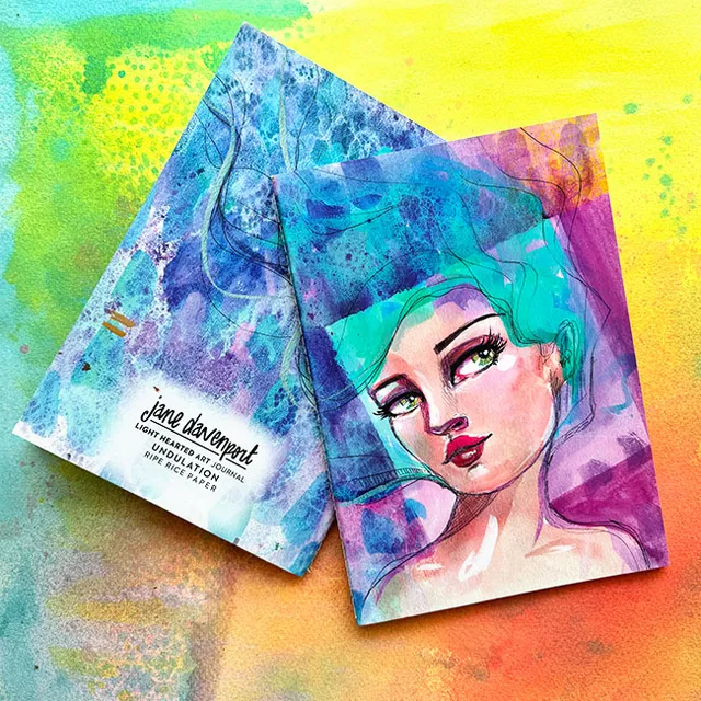 Jane Davenport Undulation journal B5 rispapir mykt omslag