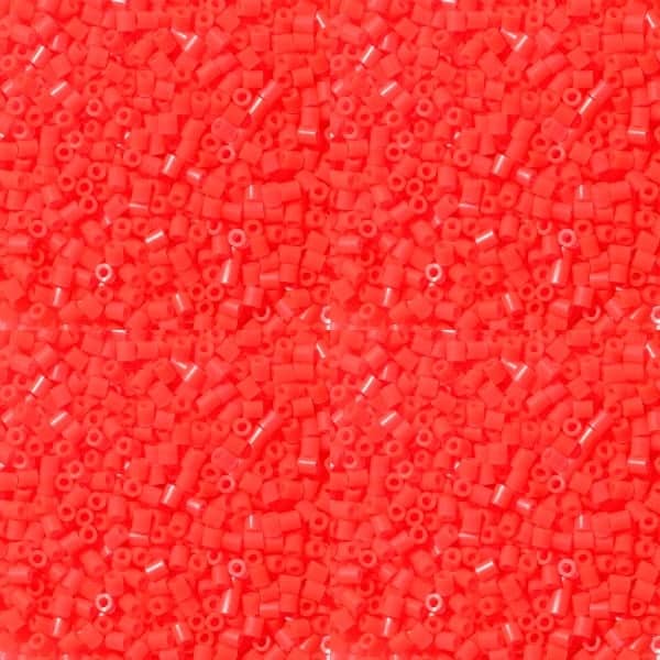 Hama Mini perler neonrød 2000 stk 2,5 mm