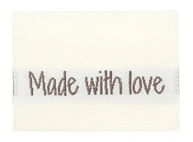 Go Handmade made with love merkelapper 10-pk