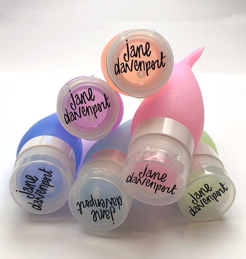 Jane Davenport Mermaid Bottle silikonflasker 6-pak 50 ml