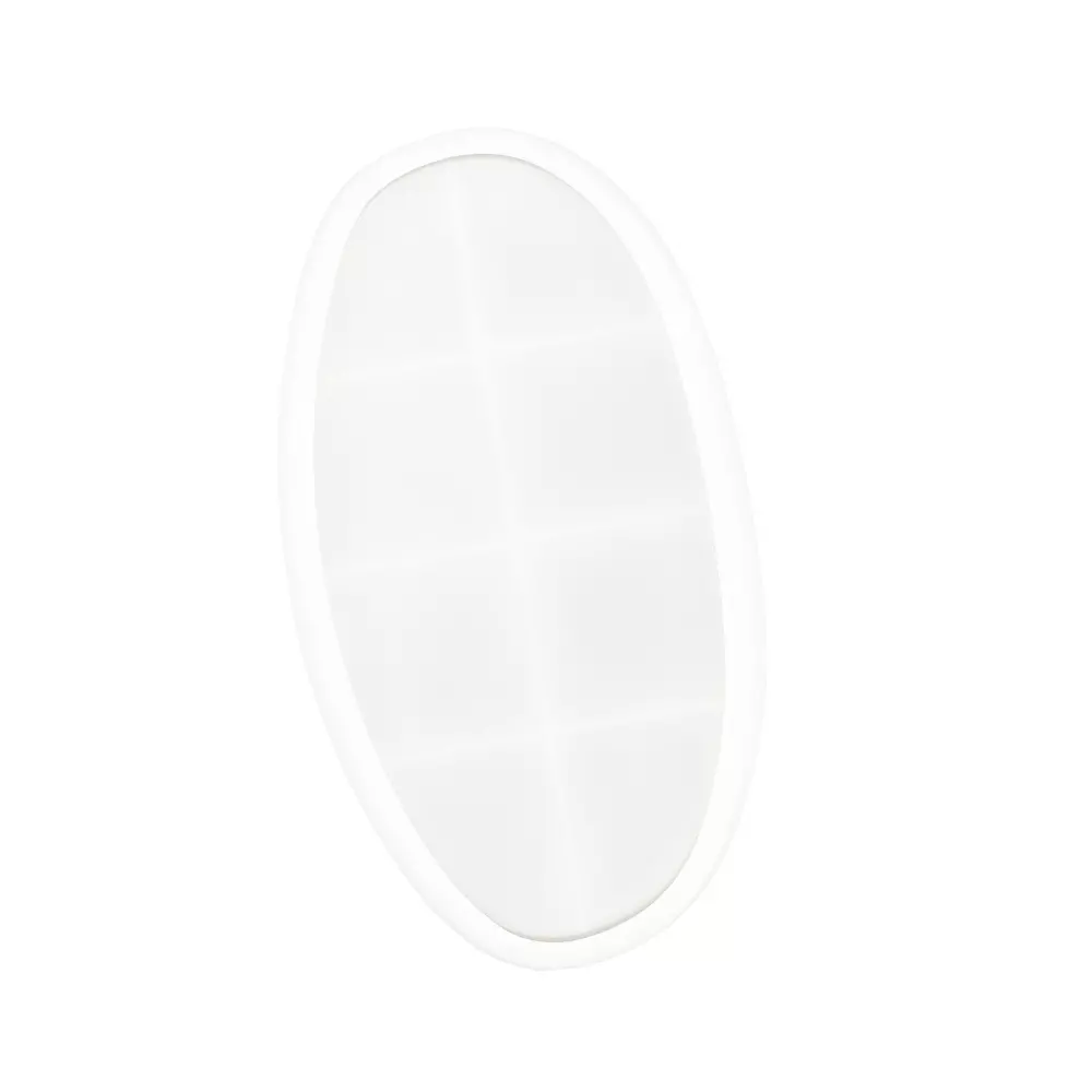 Jesmonite silikonform ovalt fat L støpeform 23,7 cm gjenbrukbar