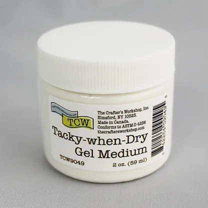 The Crafters Workshop TCW9049 Tacky-When-Dry gel 2oz heftlim