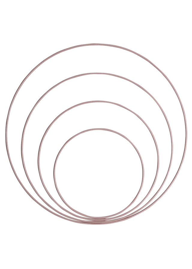 Go Handmade Metal Rings metallringer 4-pk mix