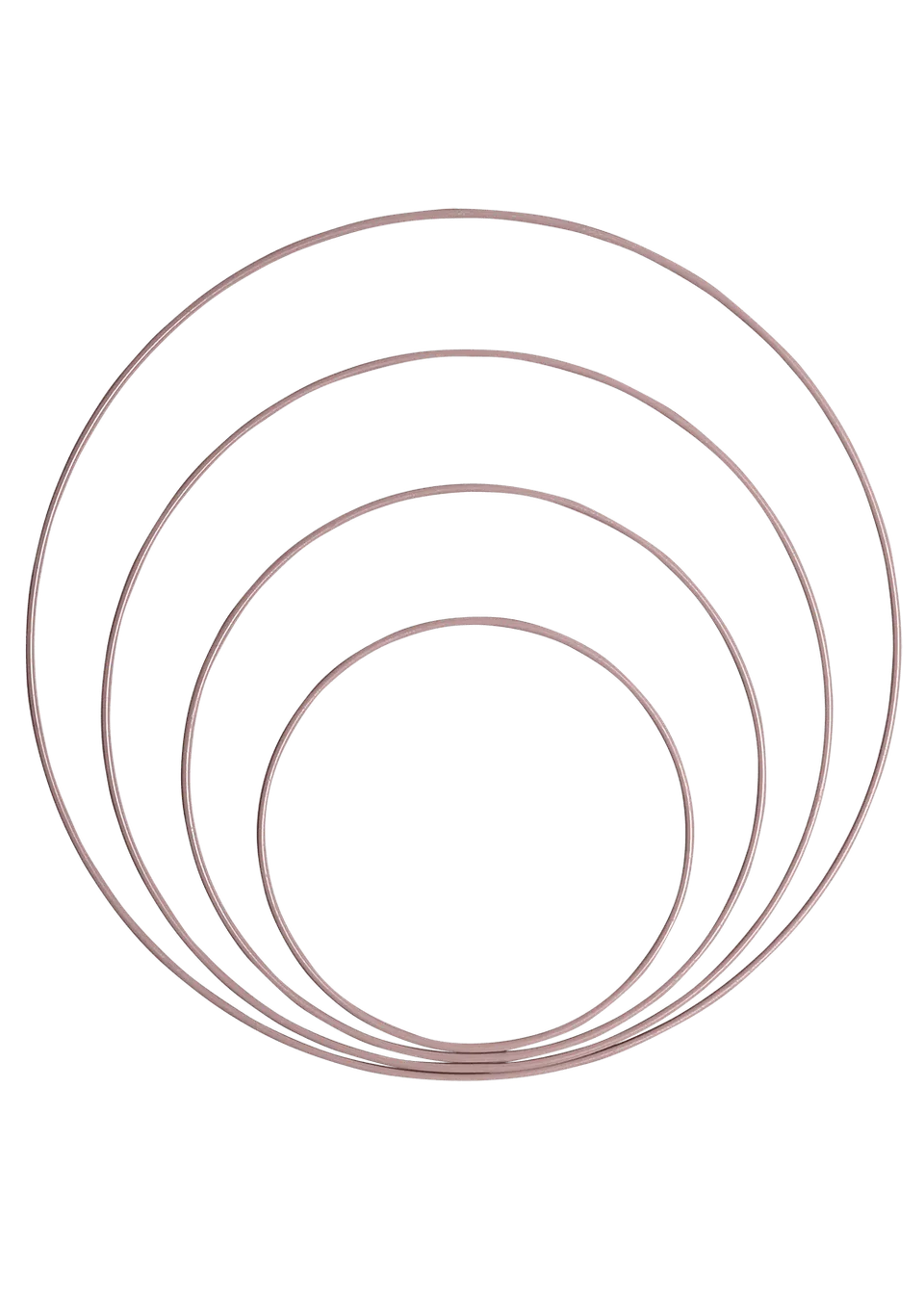 Go Handmade Metal Rings Mix metallringer 15-30 cm 4-pk
