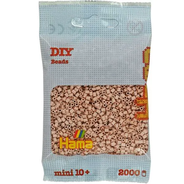 Hama Mini blush perler 2000 stk lys rosa