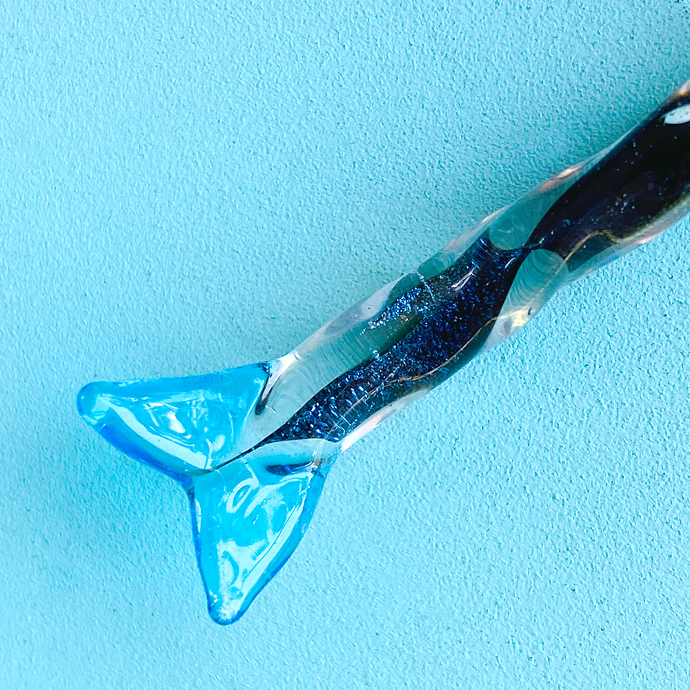 Jane Davenport Mermaid Tail Take-a-Dip glasspenn fin tupp
