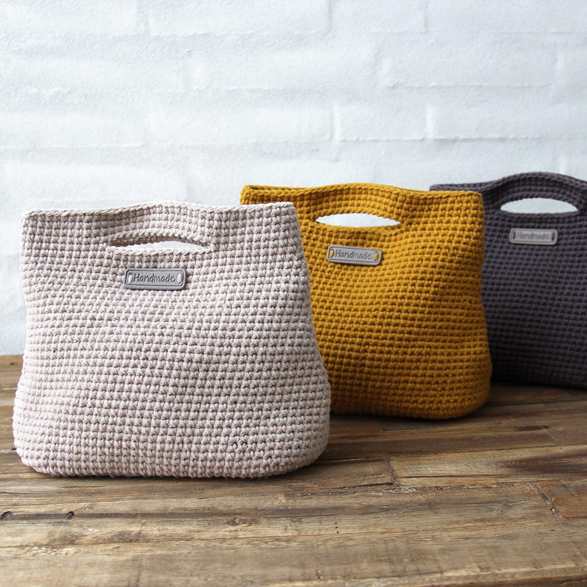Go Handmade Chic Shopper hekleoppskrift veske