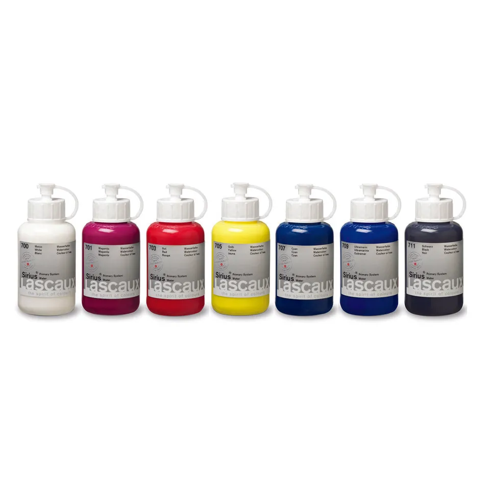 Lascaux Sirius 3705 akvarellmaling 7x30 ml sett