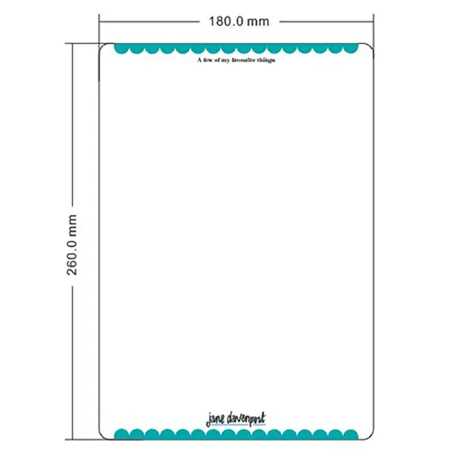 Jane Davenport Stamp Storage Board stempelplate gigantblokk