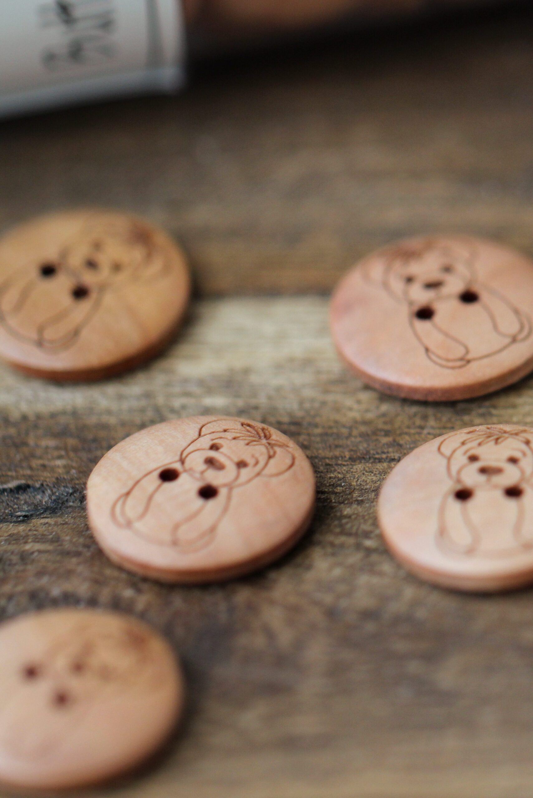 Go Handmade Teddy knapper 17 mm boks 165 stk