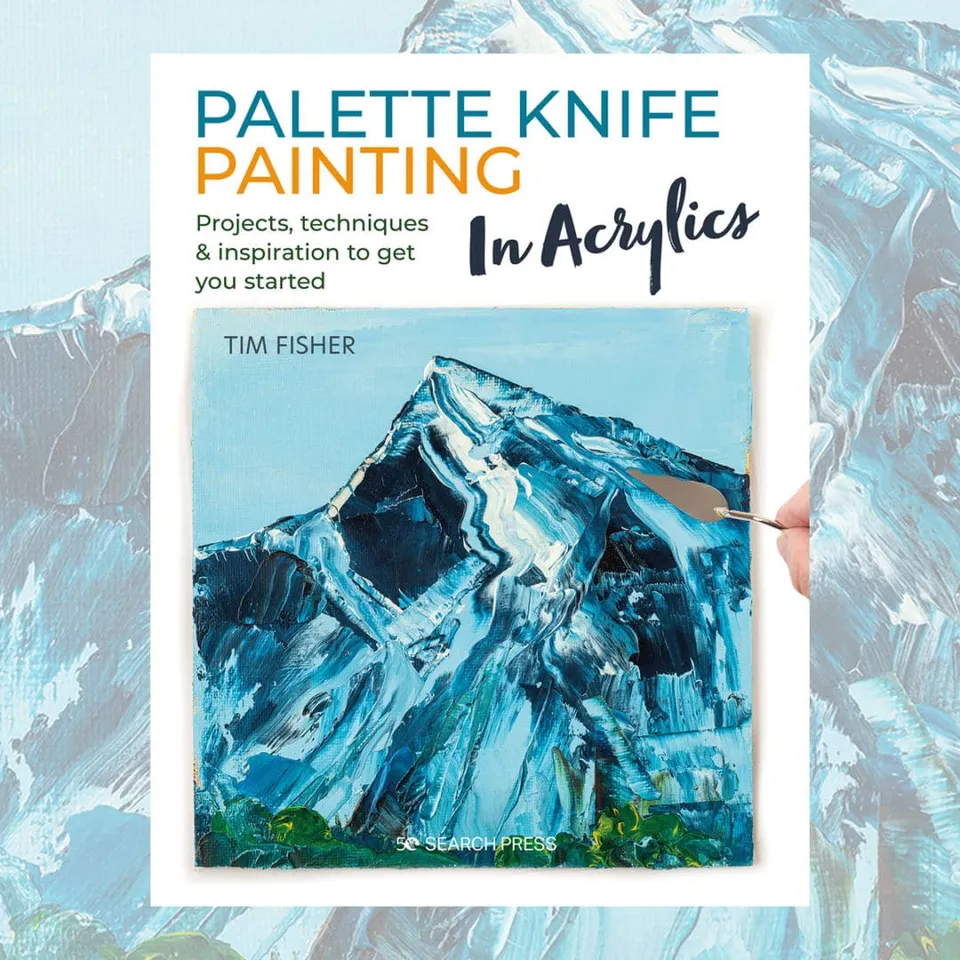 KEM Palette Knife Painting in Acrylics bok akryl