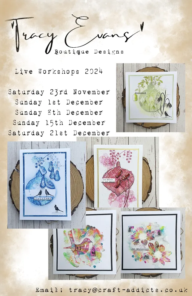 Tracy Evans Design Workshop 115 nettkurs opptak 2024
