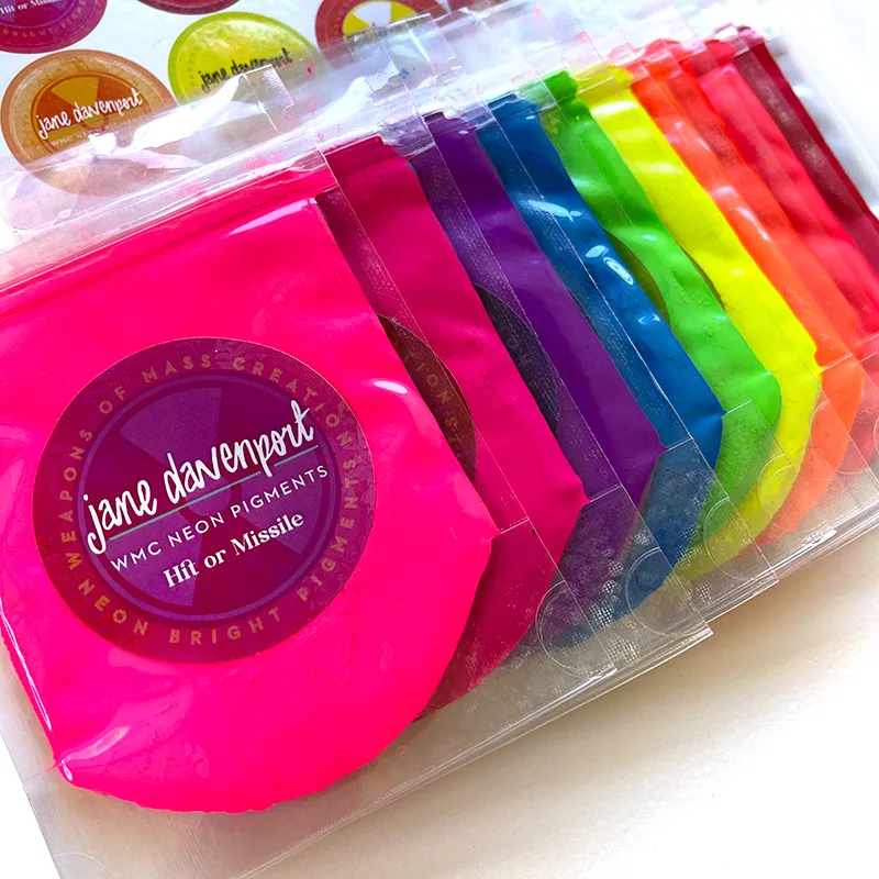 Jane Davenport Neon Pigments pigmentpulver selvlysende
