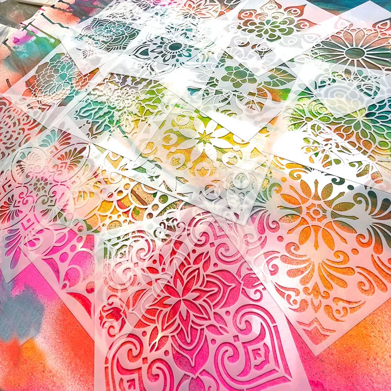 Jane Davenport Mandala Mega Value sjablongsett mandala