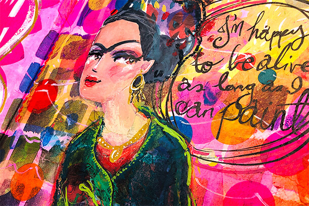 Jane Davenport Viva La Vida Frida-inspirert nettkurs