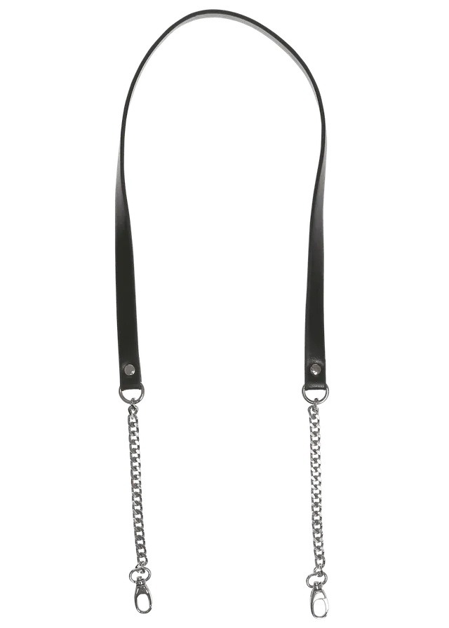 Go Handmade skulderreim veske 102 cm PU-skinn med kjetting