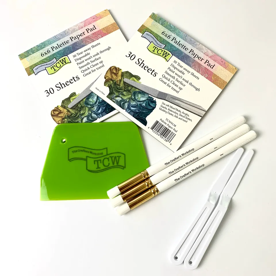 The Crafters Workshop Artist Tool Pack verktøysett 8 deler