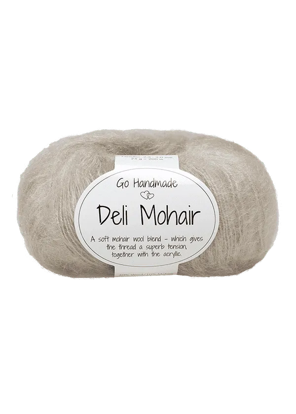Go Handmade Deli Mohair garn 25 g ullmiks