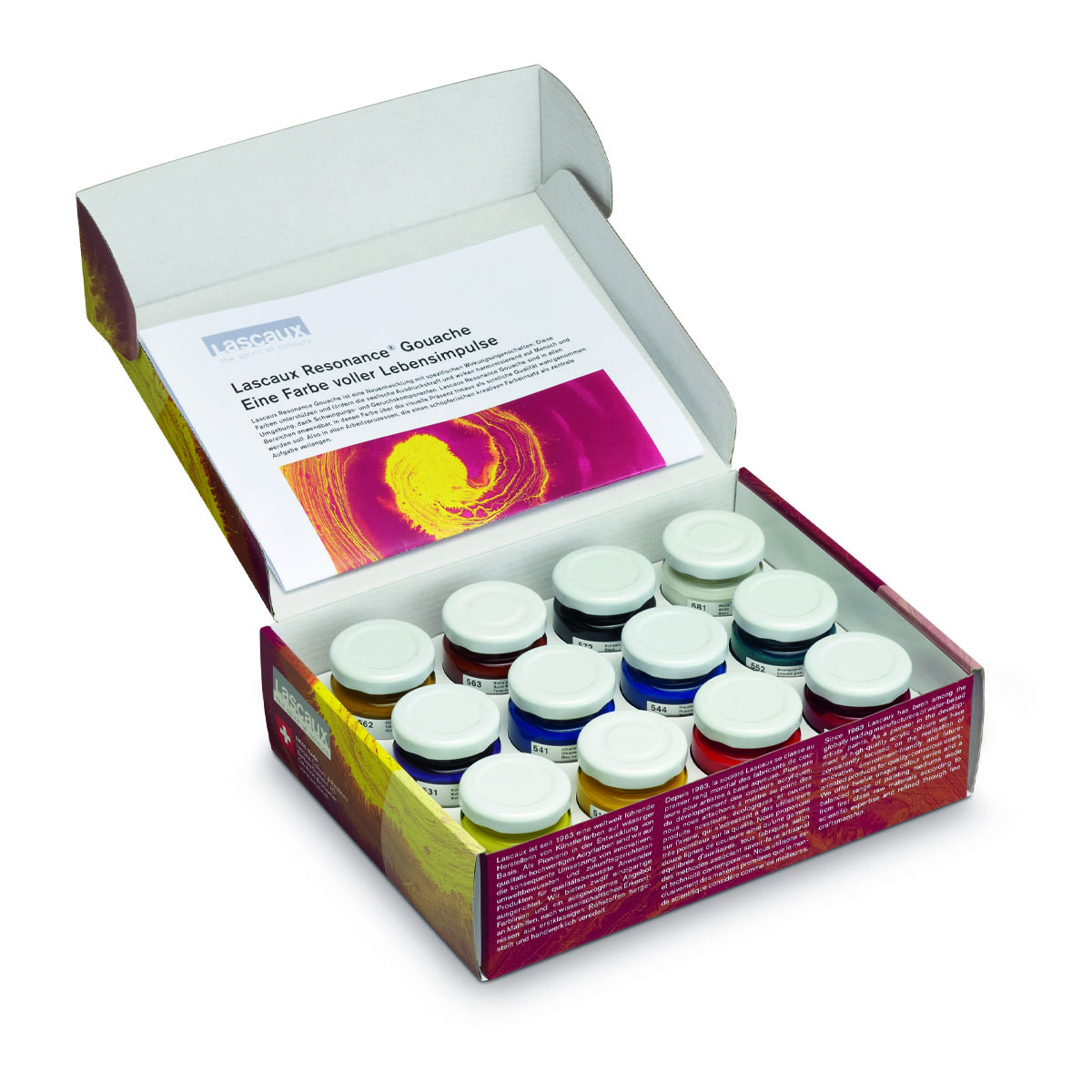 Lascaux Resonance gouachemaling 12x50 ml sett