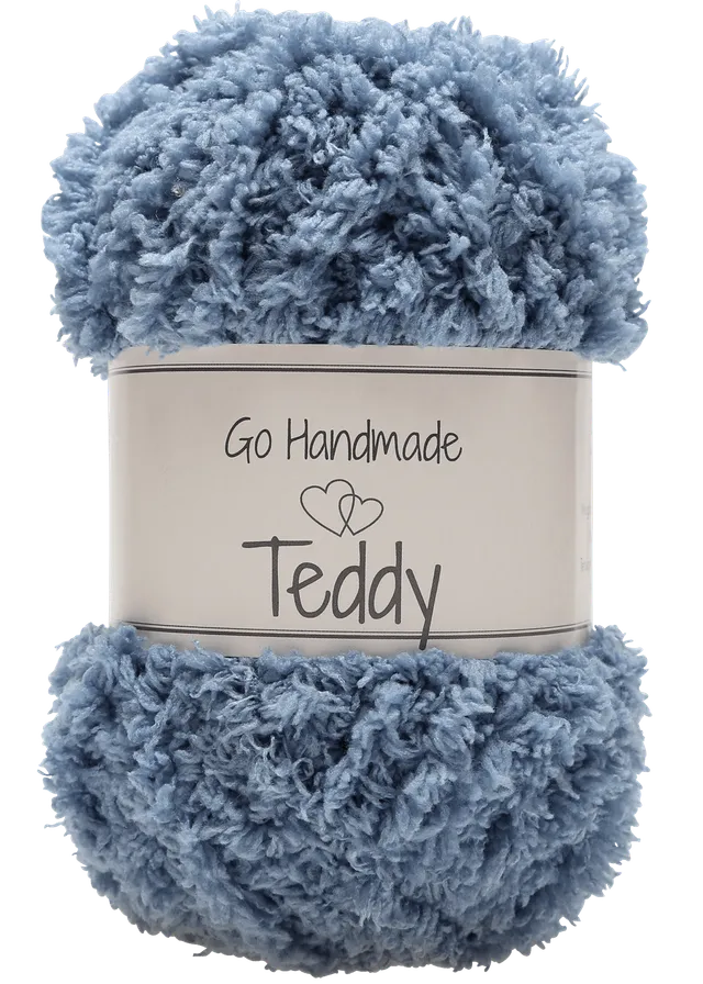 Go Handmade Teddy garn 50 g 65 m plysj
