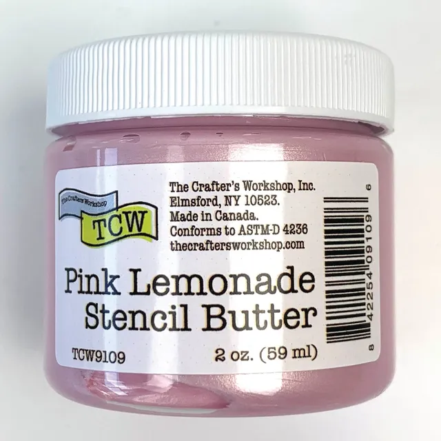 The Crafters Workshop Stencil Butter Pink Lemonade rosa 2oz