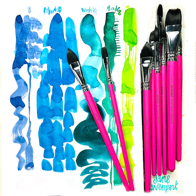 Jane Davenport Paint Brushes malepensel vegansk