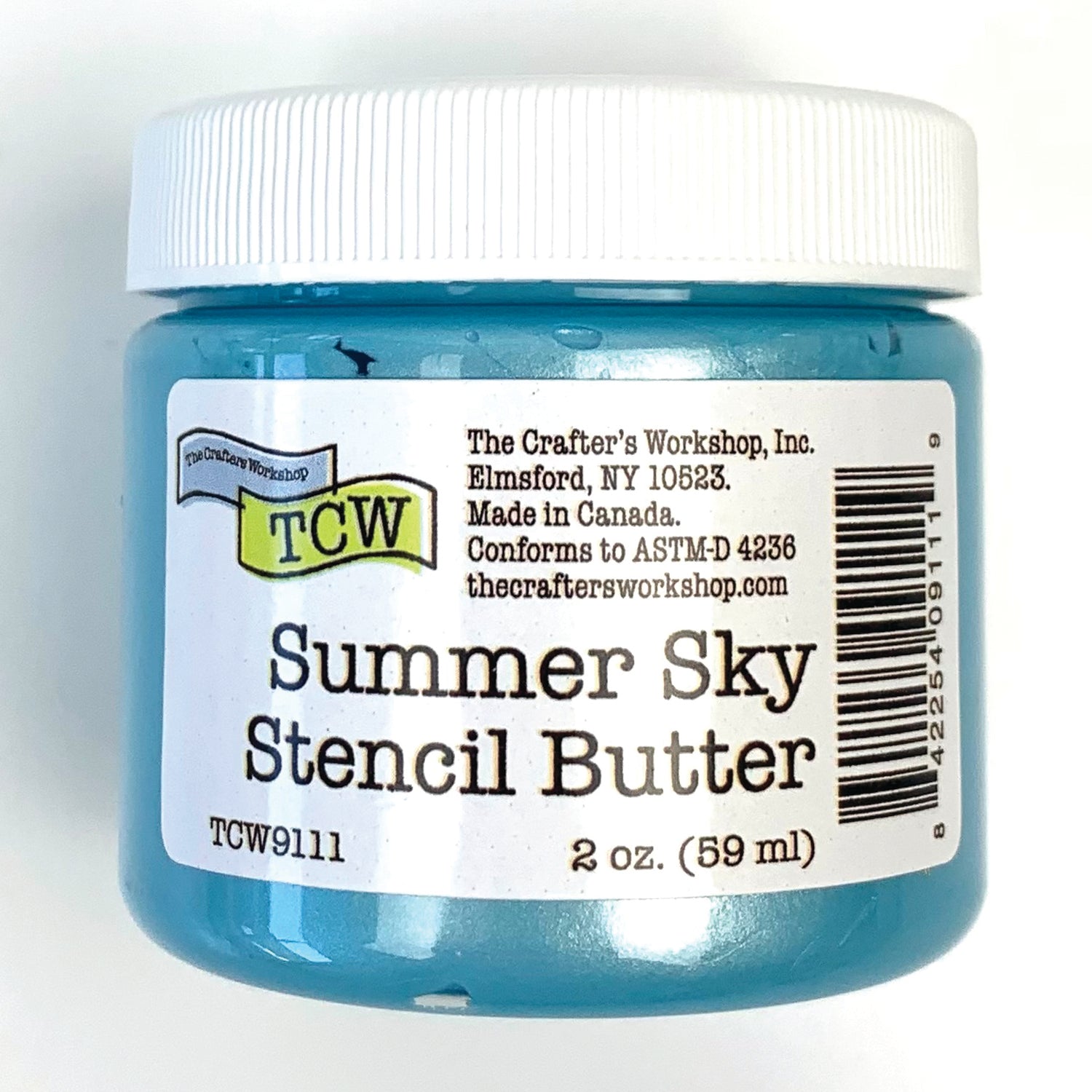 The Crafters Workshop TCW9115 Blooms stencil butter 4-pk shimmer