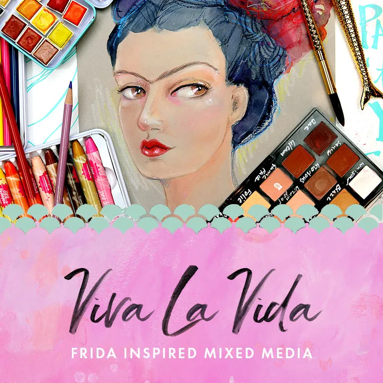 Jane Davenport Viva La Vida Frida-inspirert nettkurs