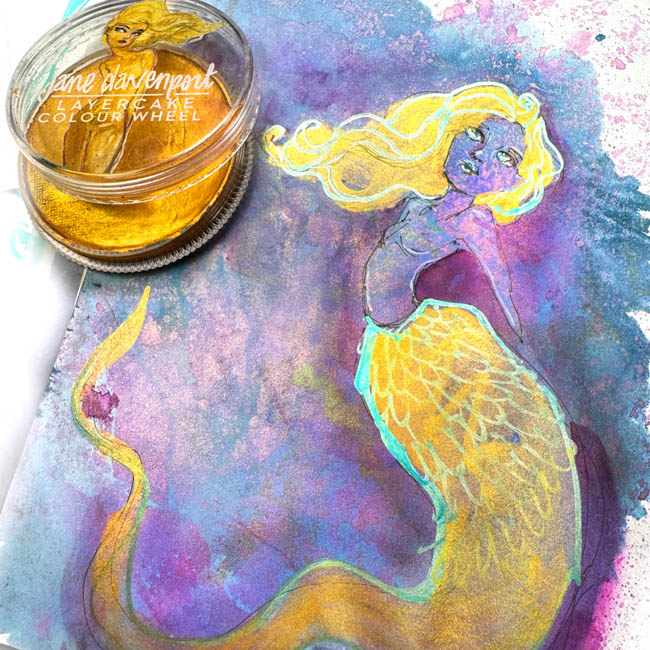 Jane Davenport Pot o Gold Colour Wheel gullmaling