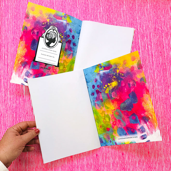 Jane Davenport Window Pane B5 journal transparent