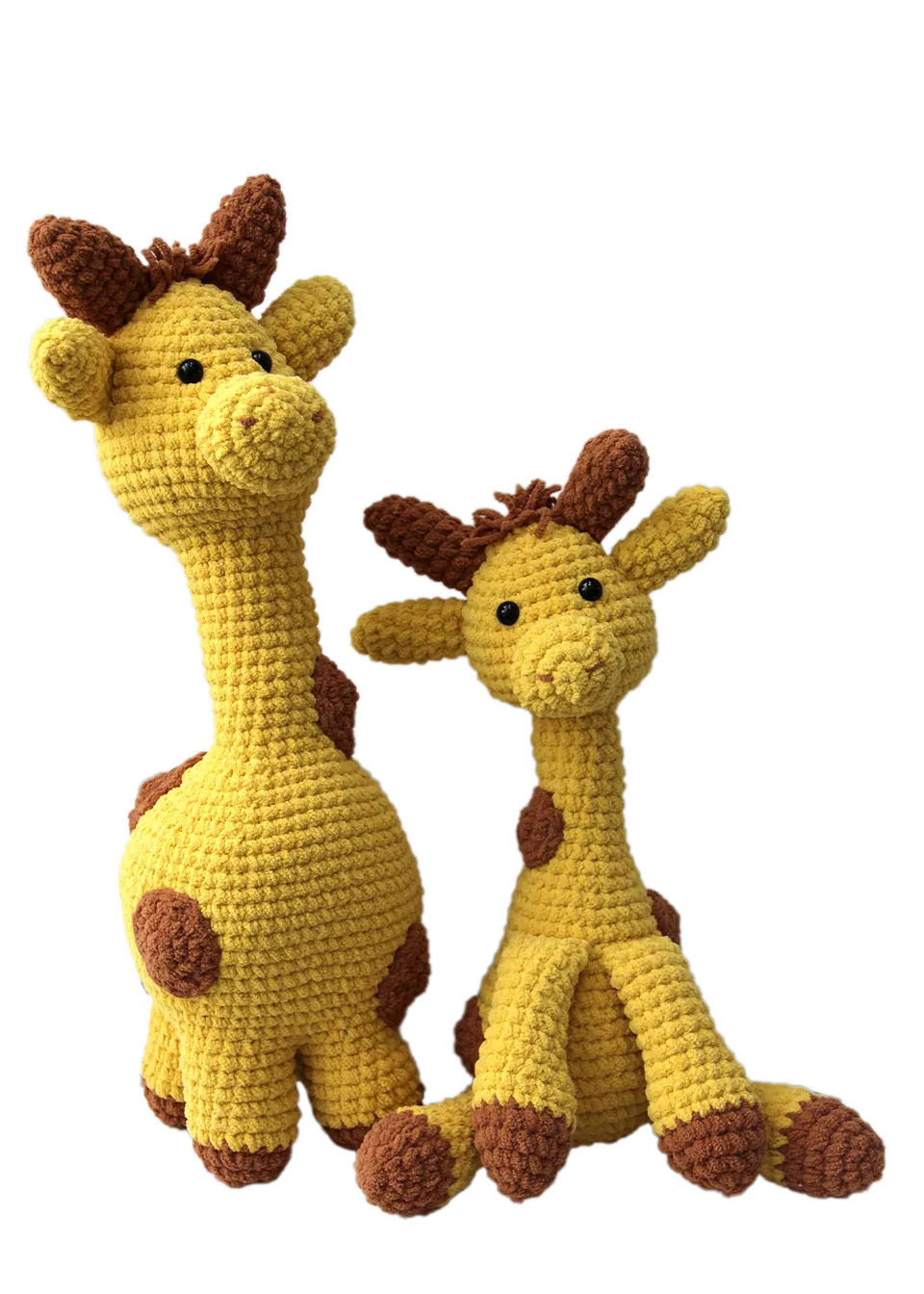 Go Handmade Julia & Lotta hekleoppskrift bamser – 41/54 cm