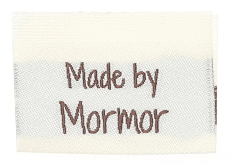 Go Handmade Made by mormor merkelapper 35 mm 10 stk vevd